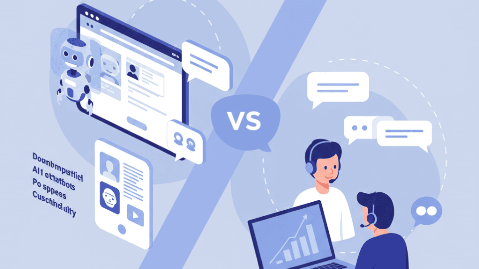AI Chatbot vs Live Chat for SMBs